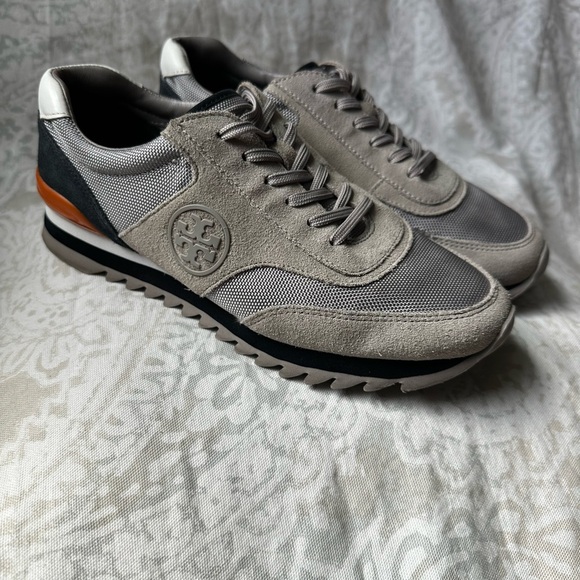 Tory Burch Logo Sawtooth Women's Multicolor Sneakers size 8.5 - Picture 1 of 16